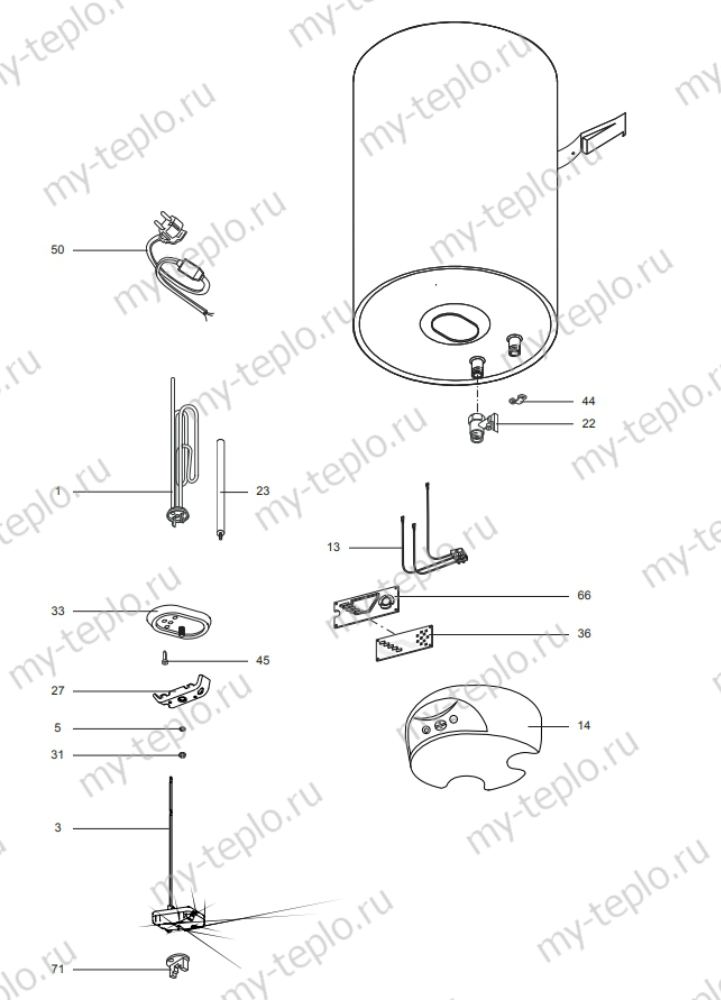 Запчасти Ariston ABS PRO ECO INOX V купить в Ярославле