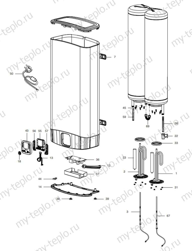 Запчасти Ariston ABS VLS EVO QH 30 купить в Ярославле