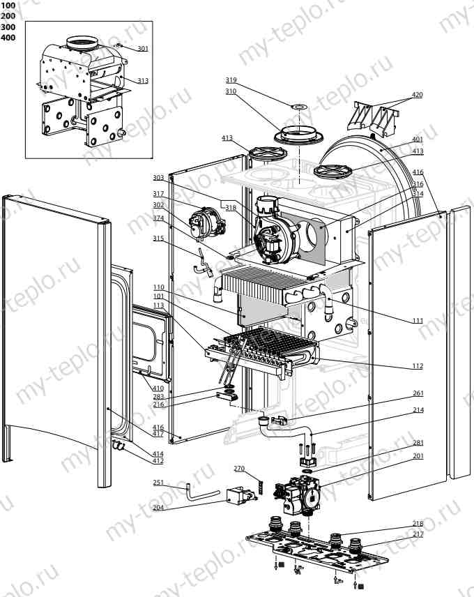 Запчасти Ariston GENUS X 24 FF купить в Ярославле