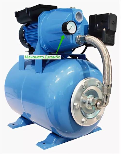 замена манометра на насосной станции джилекс