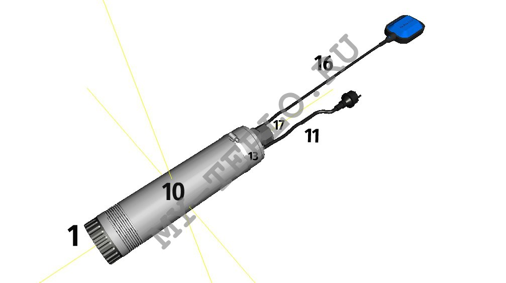 Запчасти Джилекс Водомет 60/32 А