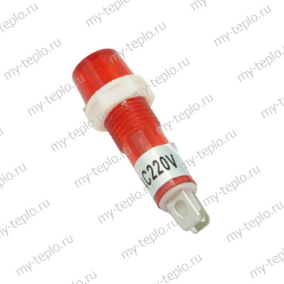 Лампа сигнальная красная для котла Эван WARMOS Standart (lampakrasWarmosStandart)