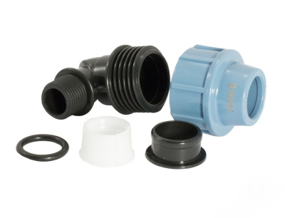 ПНД Соединение угловое 25х1/2" нар/р Unipump (93689)